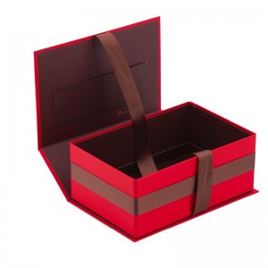 Vlastní magnet skládací papír s plochou krabicí Luxusní magnetická dárková krabička s magnetickým uzávěrem
